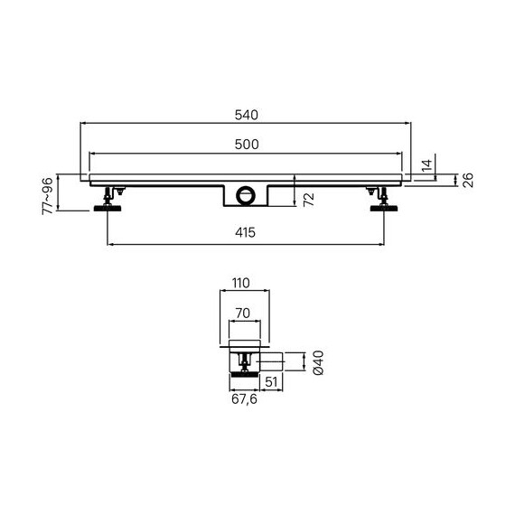 Трап Iddis Level 50 см 975A5SB10DZ - фото 13