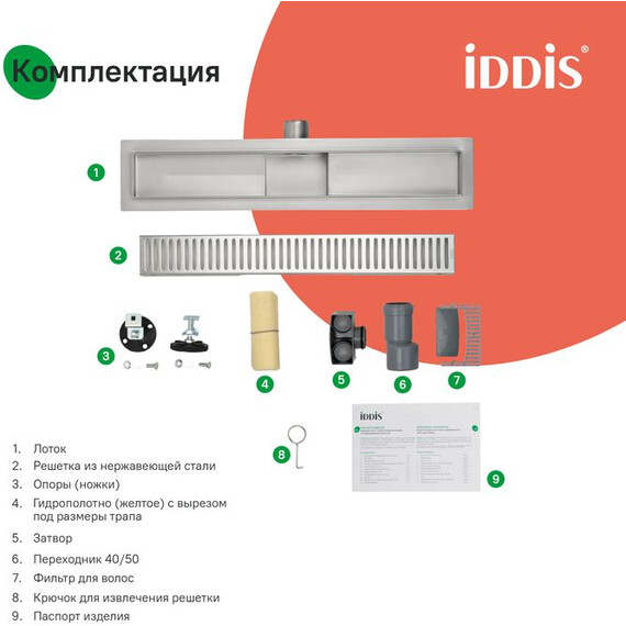 Трап Iddis Level 70 см 975A7SB10DZ - фото 4