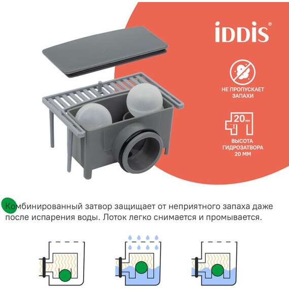 Трап Iddis Level 80 см 975A8SB10DZ - фото 11