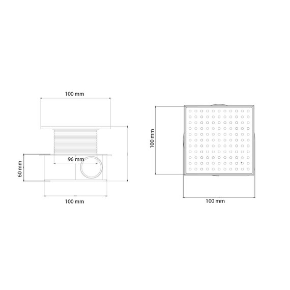 Трап Boheme Smart Design 10 см 985-10-G, золото - фото 2
