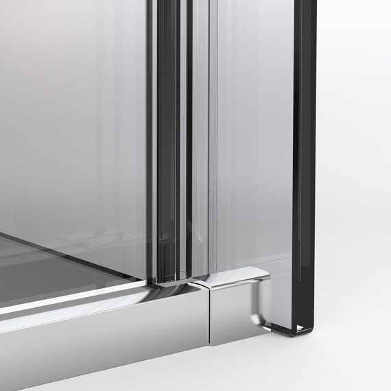 Душевое ограждение Vincea Stella 110x80 см VSR-1ST8011CLG (стекло 8 мм) брашированное золото/прозрачное - фото 7