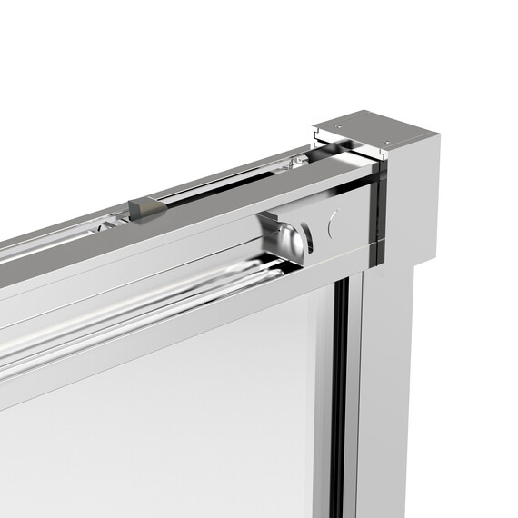 Душевое ограждение Vincea Stella 130x80 см VSR-1ST8013CLG (стекло 8 мм) брашированное золото/прозрачное - фото 6