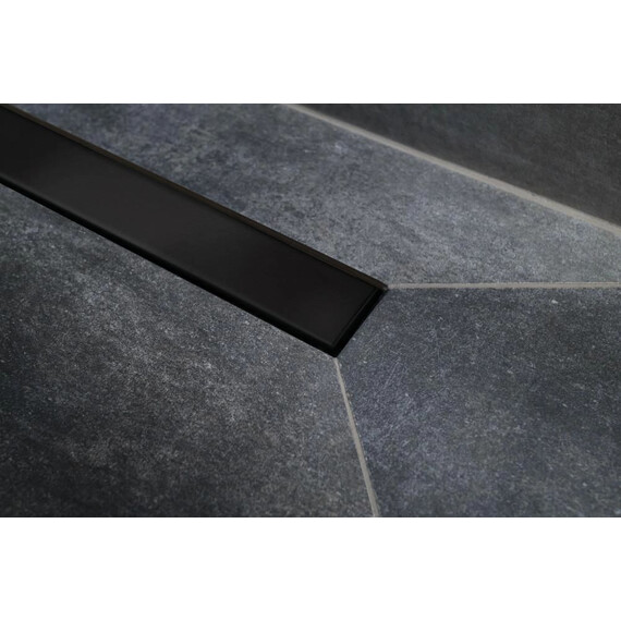 Трап Pestan (BETTOSERB) Confluo Frameless Line Black Matte 75 см 13701321, черный матовый (под плитку), Цвет производителя: чёрный, Размер трапа: 750 - фото 2