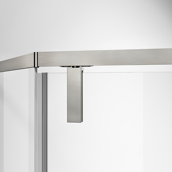 Душевое ограждение Vincea Slim-N 100x100 см VSP-4SN100CLBN, брашированный никель/прозрачное - фото 3