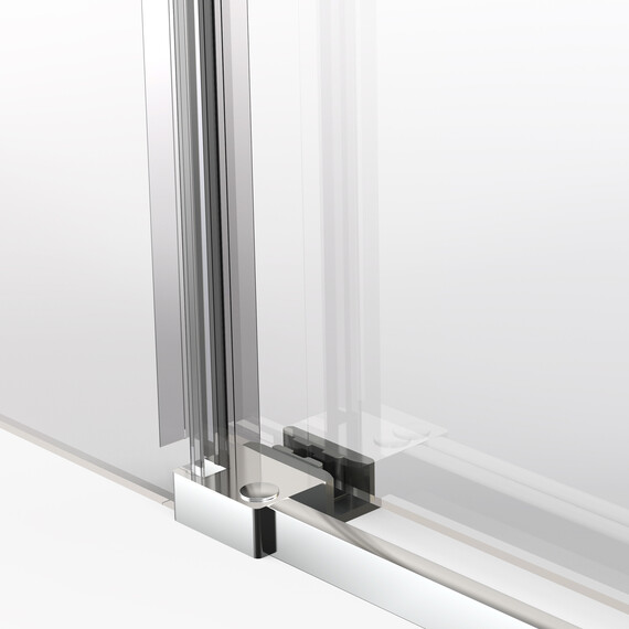 Душевое ограждение Vincea Stella 160x80 см VSR-1ST8016CLG (стекло 8 мм) брашированное золото/прозрачное - фото 4