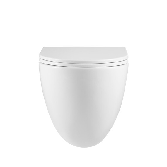 Унитаз подвесной безободковый Vincea Bien VT1-56TFS с ультратонкой крышкой микролифт (Система смыва торнадо) - фото 2