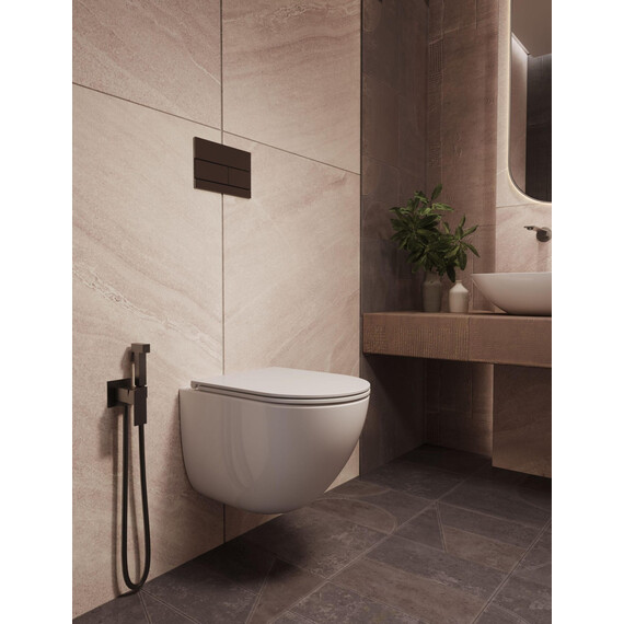 Унитаз подвесной безободковый Vincea Bien VT1-56TFS с ультратонкой крышкой микролифт (Система смыва торнадо) - фото 8