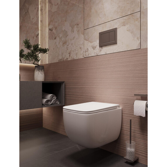 Унитаз подвесной безободковый Vincea Era VT1-58TFS с ультратонкой крышкой микролифт (Система смыва торнадо) - фото 8