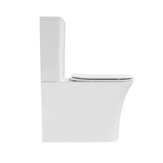 Унитаз-компакт безободковый Vincea City VT2-56T с ультратонкой крышкой микролифт (система смыва торнадо) - фото 3