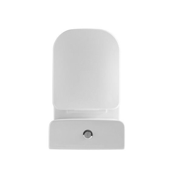 Унитаз-компакт безободковый Vincea City VT2-56T с ультратонкой крышкой микролифт (система смыва торнадо) - фото 4