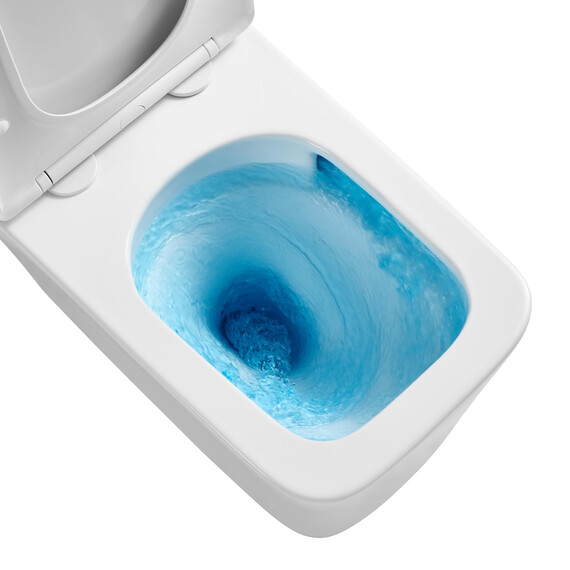 Унитаз-компакт безободковый Vincea City VT2-56T с ультратонкой крышкой микролифт (система смыва торнадо) - фото 5