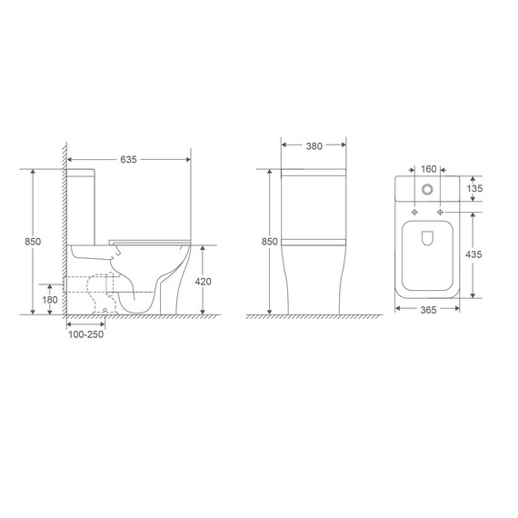 Унитаз-компакт безободковый Vincea City VT2-56T с ультратонкой крышкой микролифт (система смыва торнадо) - фото 8