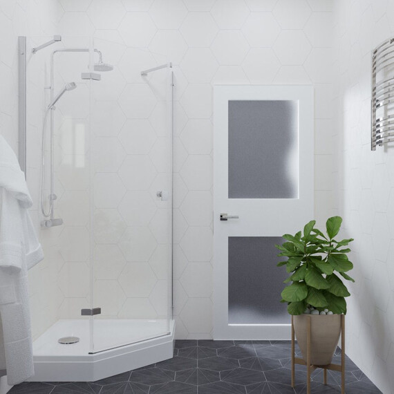 Душевое ограждение Triton Сигма 90x90 см Щ0000054218, хром/прозрачное - фото 6