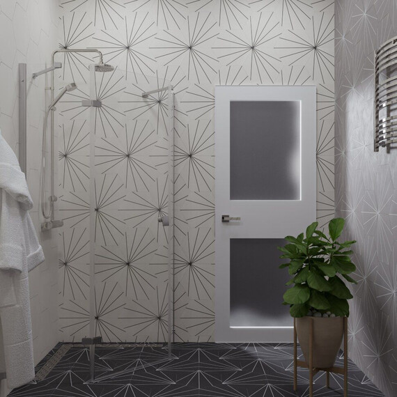 Душевое ограждение Triton Сигма 90x90 см Щ0000054219, хром/прозрачное - фото 2