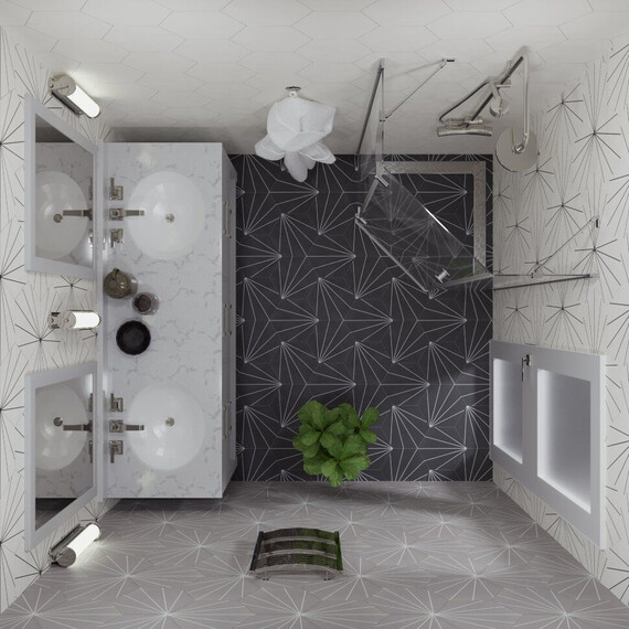 Душевое ограждение Triton Сигма 90x90 см Щ0000054219, хром/прозрачное - фото 4