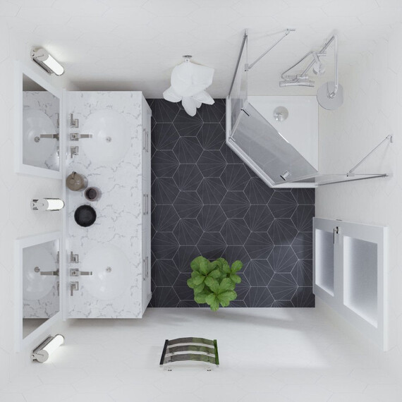 Душевое ограждение Triton Сигма 100x100 см Щ0000056815, хром/прозрачное - фото 5