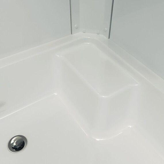 Душевая кабина Тритон Коралл 120x80 см L Щ0000061819, белый/мозаика - фото 7