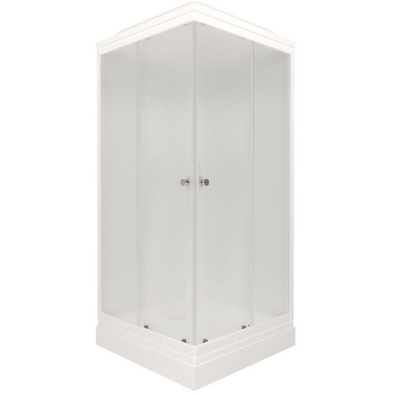 Душевая кабина Тритон Вельвет 90x90 см Щ0000061852, белый/матовое - фото 2