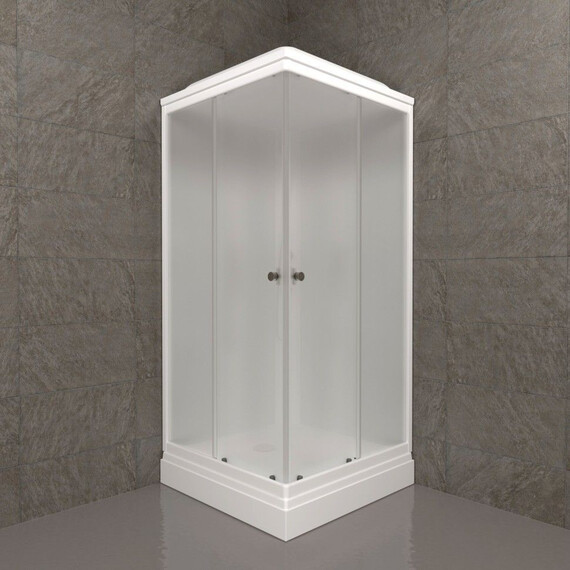 Душевая кабина Тритон Вельвет 90x90 см Щ0000061852, белый/матовое - фото 3