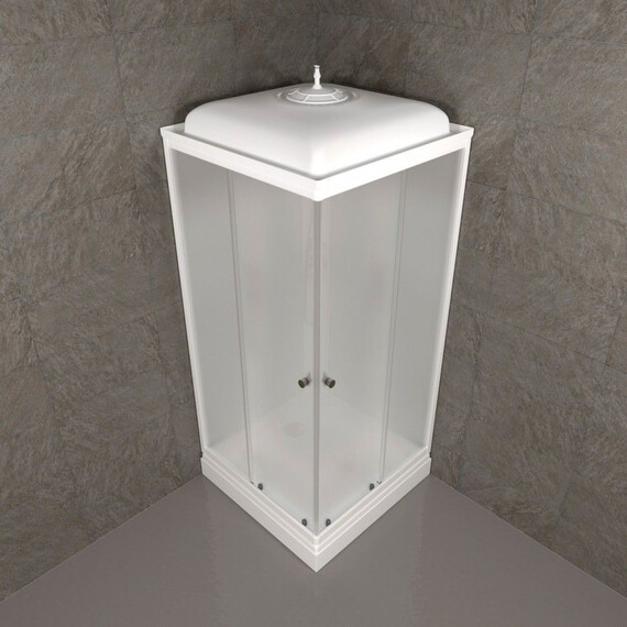 Душевая кабина Тритон Вельвет 90x90 см Щ0000061852, белый/матовое - фото 5