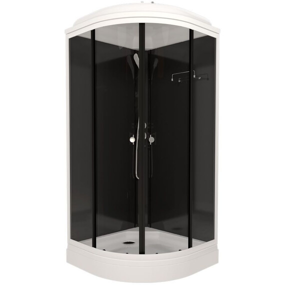 Душевая кабина Тритон Топ 90x90 см Щ0000064609, белый/прозрачное - фото 