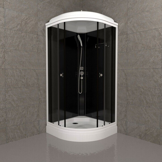 Душевая кабина Тритон Топ 90x90 см Щ0000064609, белый/прозрачное - фото 3