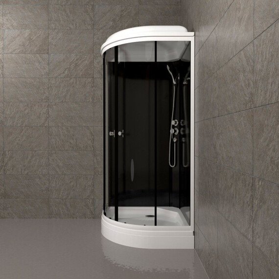 Душевая кабина Тритон Топ 90x90 см Щ0000064609, белый/прозрачное - фото 5