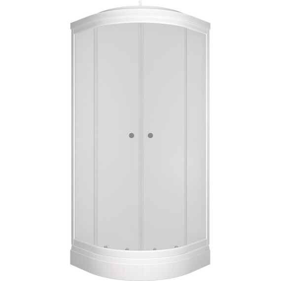 Душевая кабина Тритон Вельвет 80x80 см Щ0000064622, белый/матовое - фото 2