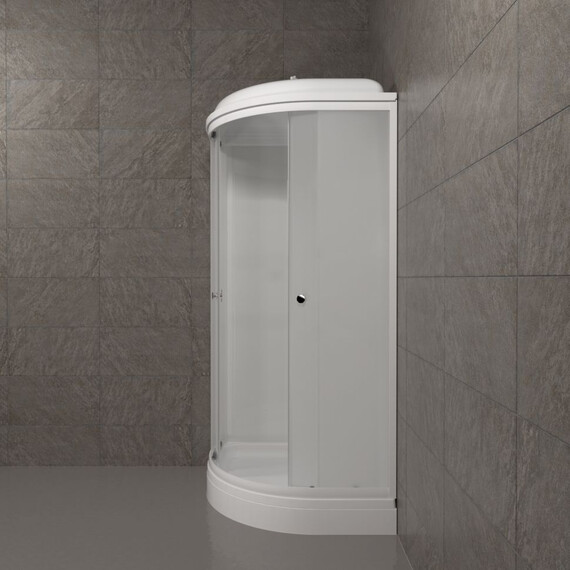 Душевая кабина Тритон Вельвет 80x80 см Щ0000064622, белый/матовое - фото 3