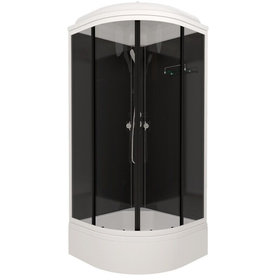 Душевая кабина Тритон Топ 90x90 см Щ0000065702, белый/прозрачное - фото 