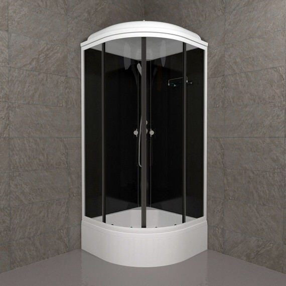 Душевая кабина Тритон Топ 90x90 см Щ0000065702, белый/прозрачное - фото 3