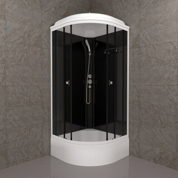 Душевая кабина Тритон Топ 90x90 см Щ0000065702, белый/прозрачное - фото 4