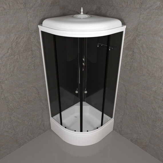 Душевая кабина Тритон Топ 90x90 см Щ0000065702, белый/прозрачное - фото 5