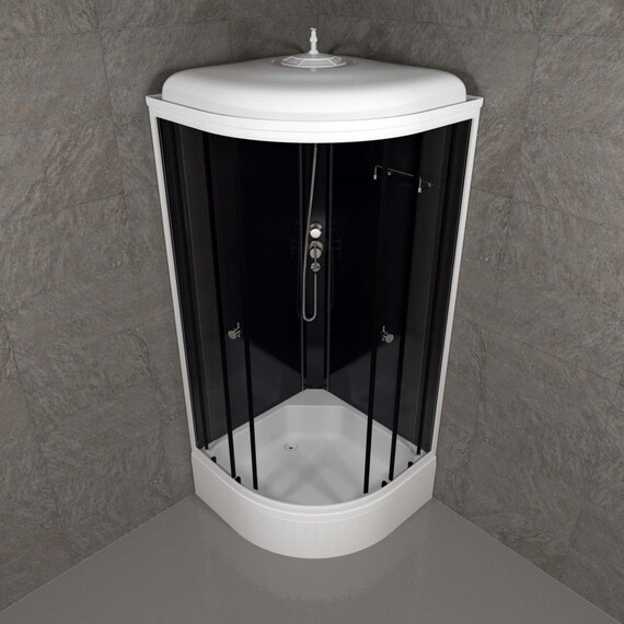 Душевая кабина Тритон Топ 90x90 см Щ0000065702, белый/прозрачное - фото 6