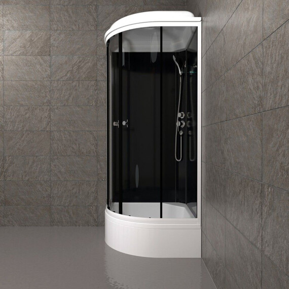 Душевая кабина Тритон Топ 90x90 см Щ0000065702, белый/прозрачное - фото 7