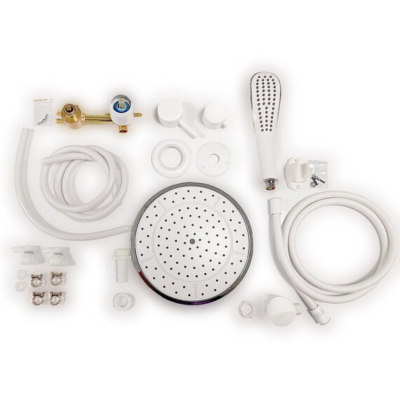 Душевая кабина Тритон Грэй 90x90 см Щ0000067300, белый/тонированное - фото 18