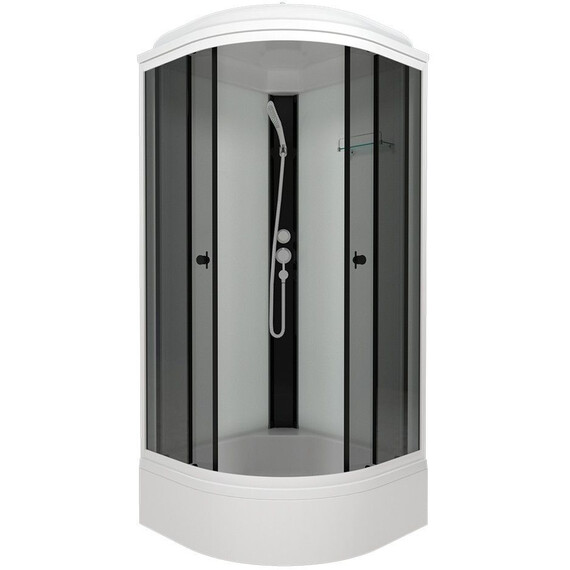 Душевая кабина Тритон Грэй 90x90 см Щ0000067301, белый/тонированное - фото 