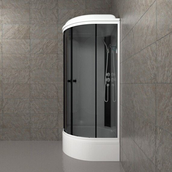 Душевая кабина Тритон Грэй 90x90 см Щ0000067301, белый/тонированное - фото 7