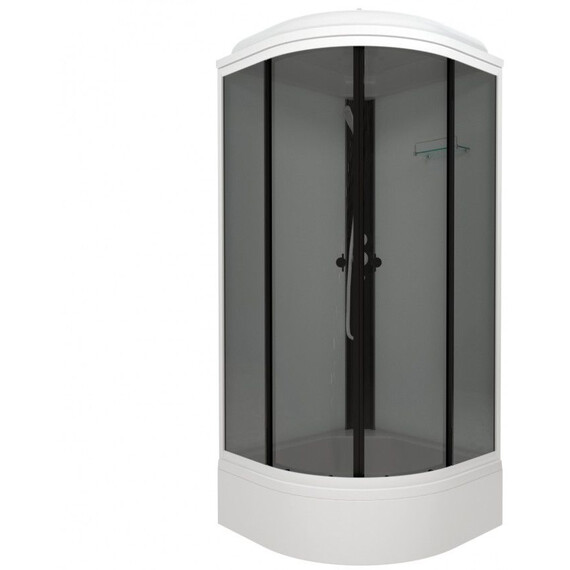 Душевая кабина Тритон Грэй 90x90 см Щ0000067301, белый/тонированное - фото 8
