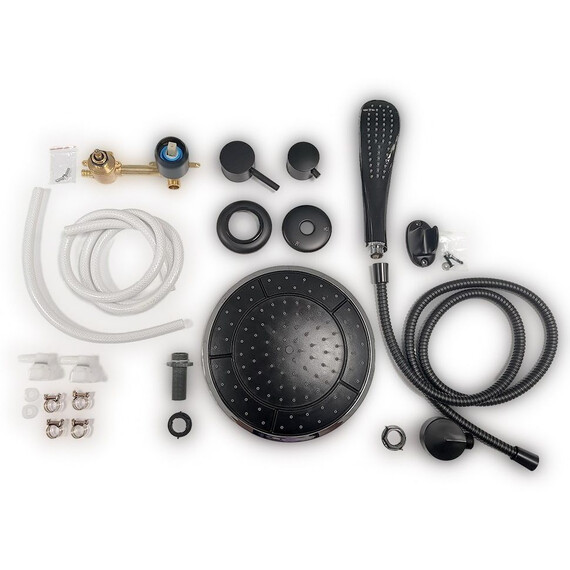 Душевая кабина Тритон Грэй 90x90 см Щ0000067302, белый/тонированное - фото 10