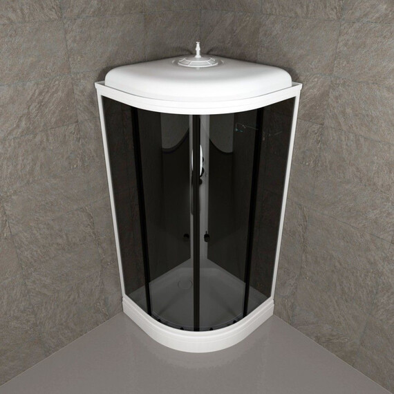 Душевая кабина Тритон Грэй 90x90 см Щ0000067302, белый/тонированное - фото 5