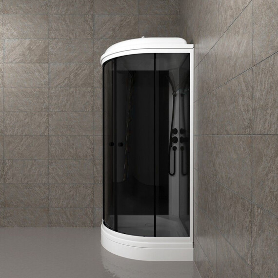 Душевая кабина Тритон Грэй 90x90 см Щ0000067302, белый/тонированное - фото 9