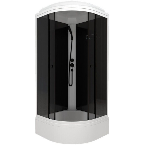 Душевая кабина Тритон Грэй 90x90 см Щ0000067303, белый/тонированное - фото 