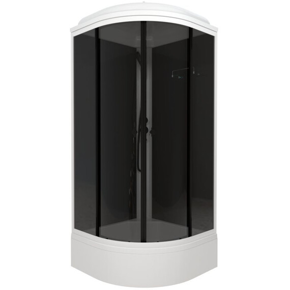 Душевая кабина Тритон Грэй 90x90 см Щ0000067303, белый/тонированное - фото 2