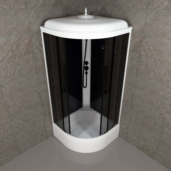 Душевая кабина Тритон Грэй 90x90 см Щ0000067303, белый/тонированное - фото 5