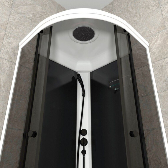 Душевая кабина Тритон Грэй 90x90 см Щ0000067303, белый/тонированное - фото 6