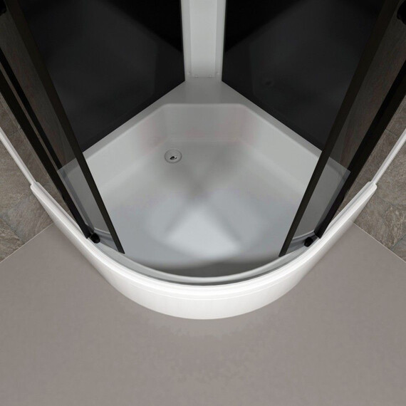 Душевая кабина Тритон Грэй 90x90 см Щ0000067303, белый/тонированное - фото 7