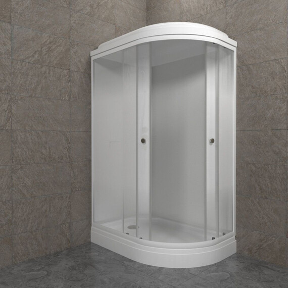 Душевая кабина Тритон Коралл 120x80 см L Щ0000068945, белый/матовое - фото 3