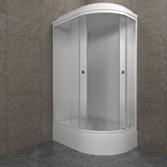 Душевая кабина Тритон Коралл 120x80 см L Щ0000068947, белый/узор - фото 4