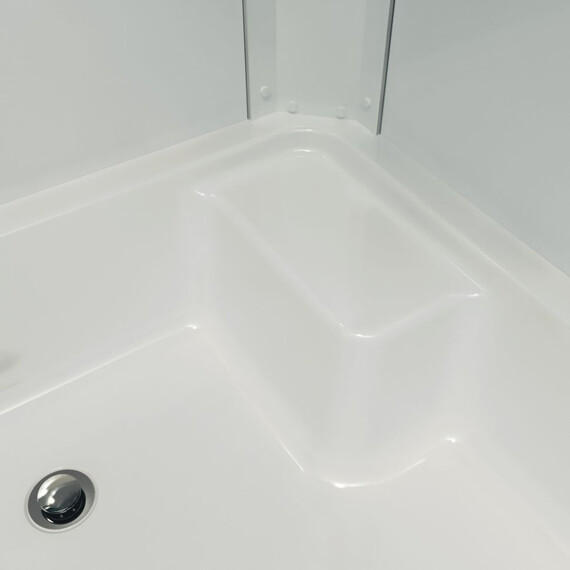 Душевая кабина Тритон Коралл 120x80 см L Щ0000068947, белый/узор - фото 3